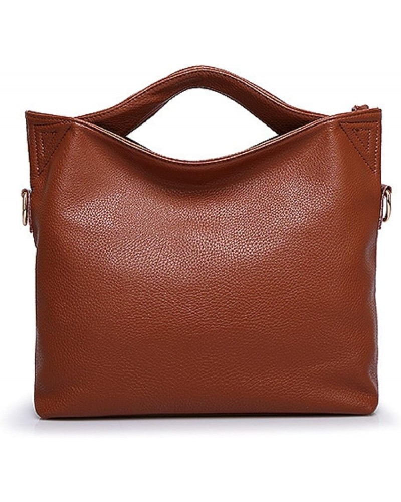 Top-Handle Bags Gifts Women's Shoulder Handbags Medium Bucket Bag for Women Crossbody Bags Brown $21.82 Shoulder Bags