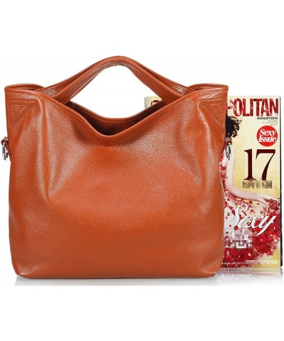 Top-Handle Bags Gifts Women's Shoulder Handbags Medium Bucket Bag for Women Crossbody Bags Brown $21.82 Shoulder Bags