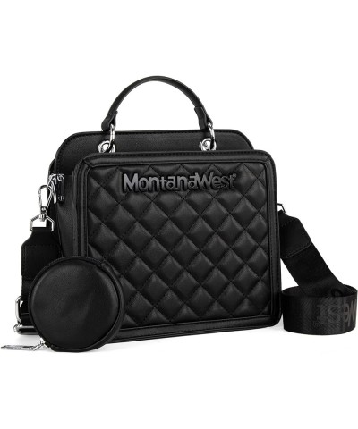 Womens Crossbody Bag Convertible Top Handle Handbags with Coin Pouch Black $15.04 Shoulder Bags