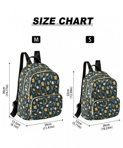 Floral Beautiful Flower Fashion Backpack Purse for Women Multipurpose Casual Daypack with Multi Pockets & Secured Zipper Styl...