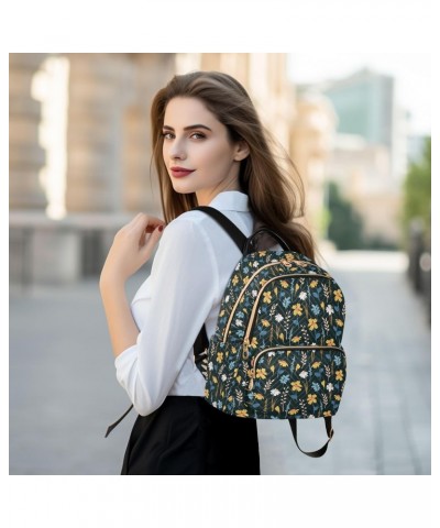 Floral Beautiful Flower Fashion Backpack Purse for Women Multipurpose Casual Daypack with Multi Pockets & Secured Zipper Styl...