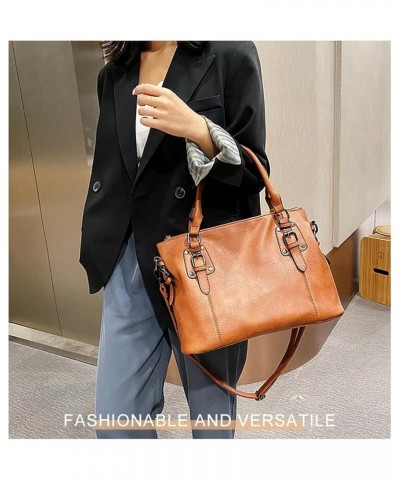 Tote Purses for Women Leather Handbags Large Size Hobo Bags, Adjustable Shoulder Strap Crossbody Bags Brown $17.69 Totes