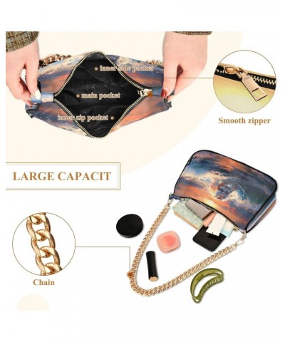 Shoulder Bags for Women Running Tiger Hobo Tote Handbag Small Clutch Purse with Zipper Closure $14.26 Shoulder Bags