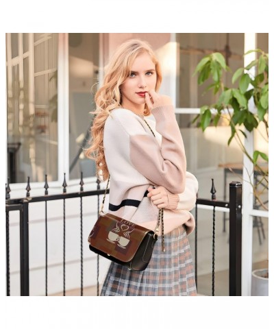 Coffee Cup Crossbody Bags for Women Leather Purse Handbag Shoulder Bag for Work Gifts Daily $20.39 Shoulder Bags