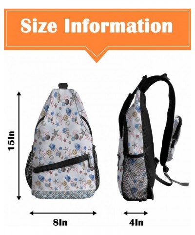 Sling Bag Crossbody Bag for Women Men Vintage Red Boho Floral Geometric Waterproof Hiking Backpack Lightweight Chest Shoulder...