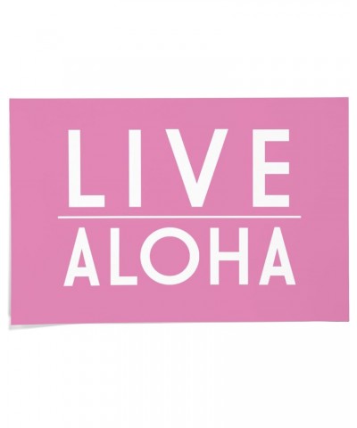 24x36 Inch Giclee Art Print Wall Decor, Live Aloha, Simply Said $22.50 Totes