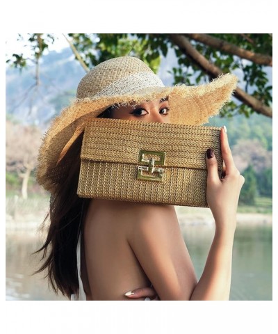 Women Bow Purse Summer Straw and Handbags for Beach Bag Evening Straw Handbag Woven Clutch Bag Party Wedding B+c 2pcs $16.47 ...