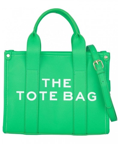 Tote Bag for Women, Trendy Leather Tote Bag Small Personalized Top Handle Crossbody Handbag for Work Travel Green $18.19 Totes