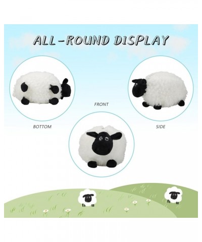 Sheep Purse Fluffy Cute Crossbody Bag Plush Handbags Cartoon Shoulder bag For Women Sheep-white $8.95 Shoulder Bags