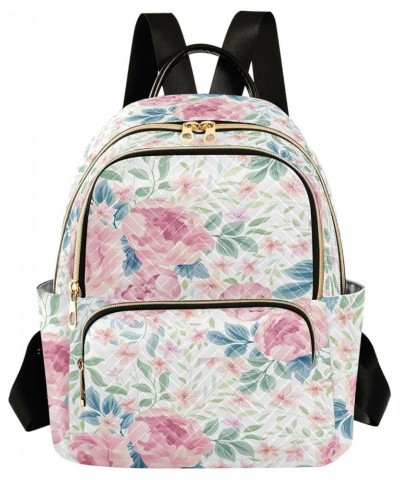 Floral Flowers Backpack Purse for Women Fashion Small Mini Backpack Daypacks Purse Sports Hiking Ladies Daypack,M Small $19.2...