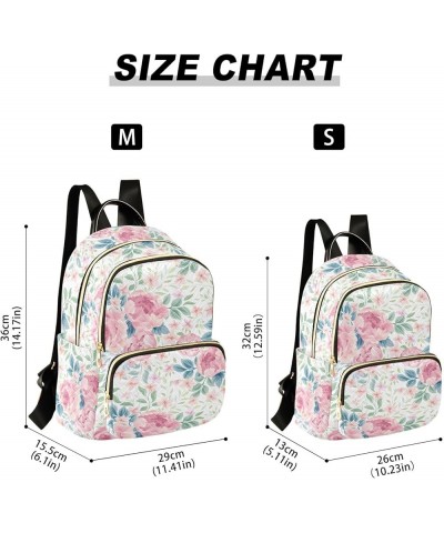 Floral Flowers Backpack Purse for Women Fashion Small Mini Backpack Daypacks Purse Sports Hiking Ladies Daypack,M Small $19.2...