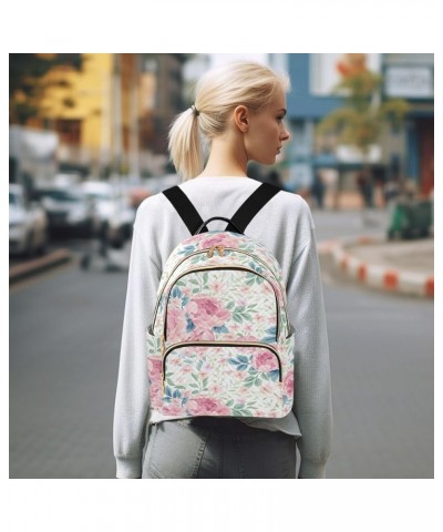 Floral Flowers Backpack Purse for Women Fashion Small Mini Backpack Daypacks Purse Sports Hiking Ladies Daypack,M Small $19.2...